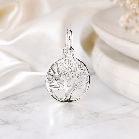 Pendentif arbre de vie en argent massif 925/1000