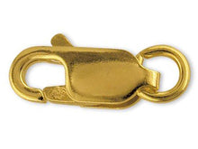 Charger l'image dans la galerie, Fermoir menotte/mousqueton en or 18K 750/1000 - poinçon de garantie - fabrication française - plusieurs couleurs