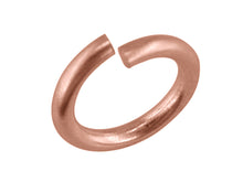 Charger l'image dans la galerie, Anneaux brisées/anneaux de bout/anneaux rond d'emmaillement - Or rouge 18K 750/1000 - fabrication française -apprêt pour fabrication de bijoux