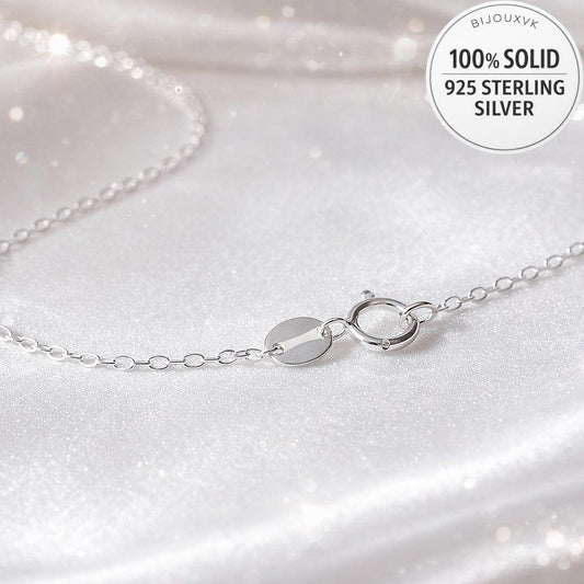 Chaîne maille forçat en argent massif 925/1000 – Collier argent 925 finition ronde ou limée