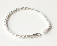 Charger l'image dans la galerie, Bracelet en argent massif 925/1000 - Maille Corde