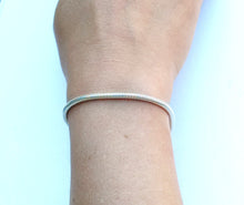 Charger l'image dans la galerie, Gourmette/bracelet en argent massif 925 maille serpent