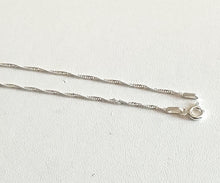 Charger l'image dans la galerie, Chaine en argent massif 925/1000 torsadée 1,2 mm