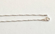 Charger l'image dans la galerie, Chaine en argent massif 925/1000 torsadée 1,5 mm