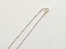 Charger l'image dans la galerie, Chaine en argent massif 925/1000 torsadée 1,2 mm