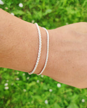 Charger l'image dans la galerie, Bracelet en argent massif 925/1000 - Maille Spiga