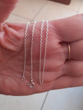 Charger l'image dans la galerie, Chaine en argent massif 925/1000 maille forçat 1,6 mm