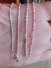 Charger l'image dans la galerie, Chaine en argent massif 925/1000 maille corde 1,5 mm