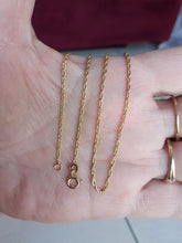 Charger l'image dans la galerie, Chaine en or plaqué maille corde - plaqué or européen haute qualité