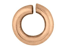 Charger l'image dans la galerie, Anneaux brisées/anneaux de bout/anneaux rond d'emmaillement - Or rouge 18K 750/1000 - fabrication française -apprêt pour fabrication de bijoux