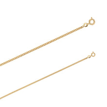 Charger l'image dans la galerie, Chaine or plaqué maille gourmette diamantée- plaqué or européen haute qualité