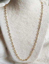 Charger l'image dans la galerie, Chaine en or jaune massif 18 carats 18K 750/1000 - maille forçat