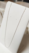 Charger l'image dans la galerie, Fine chaîne en argent massif 925/1000 maille forçat 1,3 mm