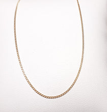 Charger l'image dans la galerie, Fine chaine or jaune massif 18 carats - 750/1000 - maille gourmette diamantée