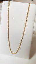 Charger l'image dans la galerie, Chaine or plaqué maille gourmette diamantée- plaqué or européen haute qualité