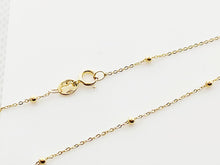 Charger l'image dans la galerie, Chaine de cheville maille boule en or jaune massif 18 carats-750/1000