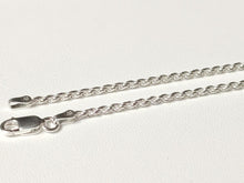 Charger l'image dans la galerie, Chaine en argent massif 925/1000 maille corde 1,85 mm