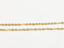Charger l'image dans la galerie, Chaine en or jaune massif 18 carats 18K 750/1000 - maille forçat