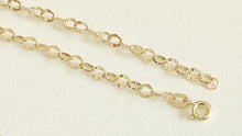 Charger l'image dans la galerie, Chaine en or jaune massif 18 carats 18K 750/1000 - maille forçat