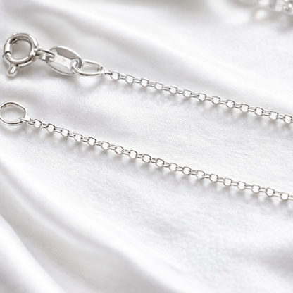 925 solid silver chain, 1.4 mm jaseron mesh