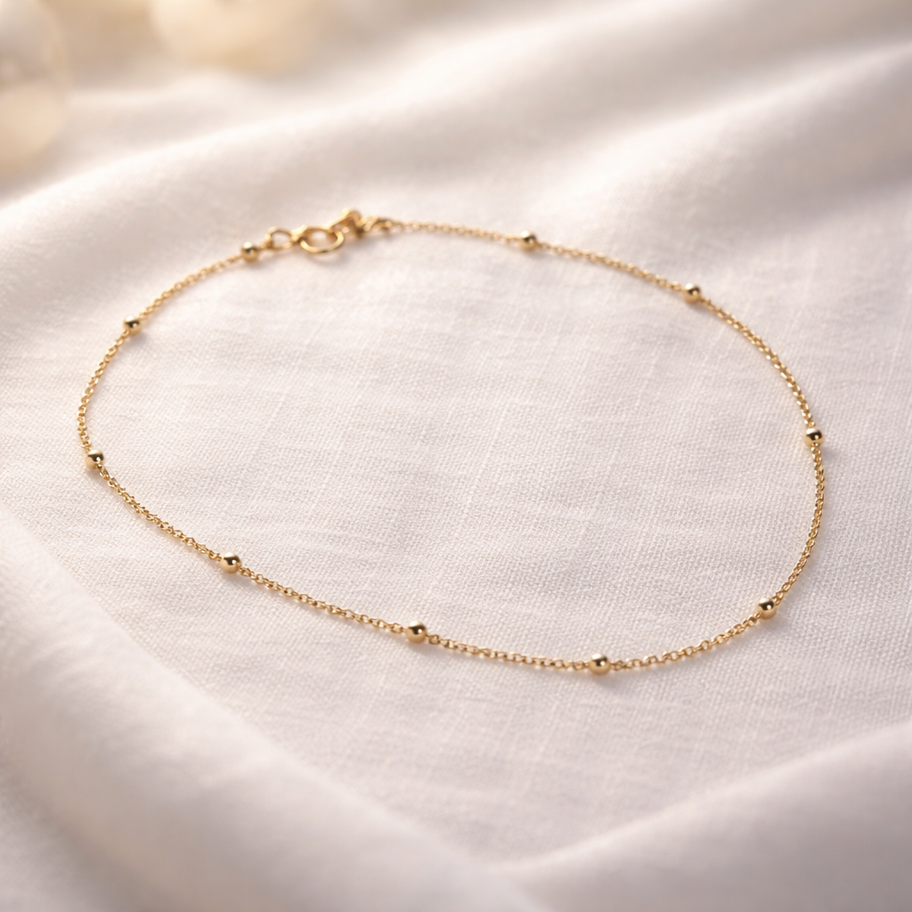 Ball bracelet in solid 18 carat gold - 750/1000 -18K