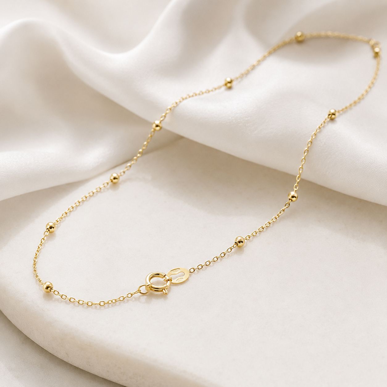 Ball bracelet in solid 18 carat gold - 750/1000 -18K