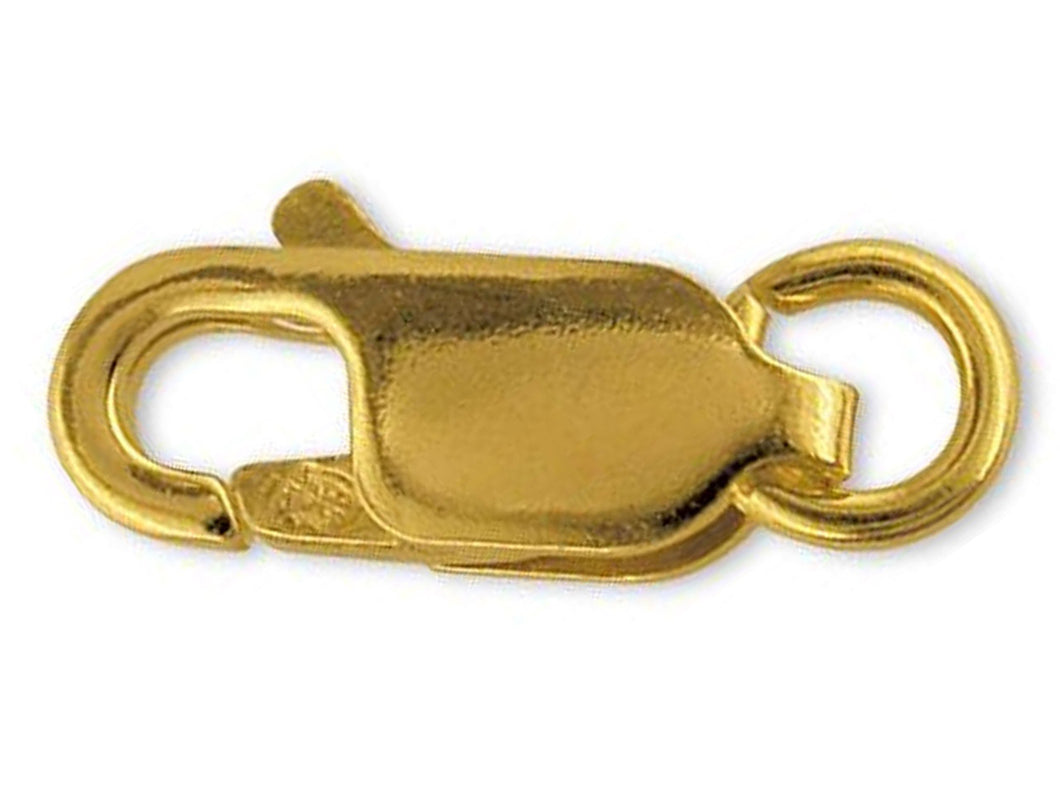 18K 750/1000 gold handcuff/lobster clasp - guarantee hallmark - French manufacture - several colors