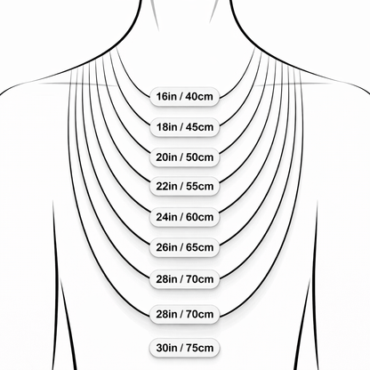 Guide des longueurs de colliers pour chaîne, aide au choix de la taille