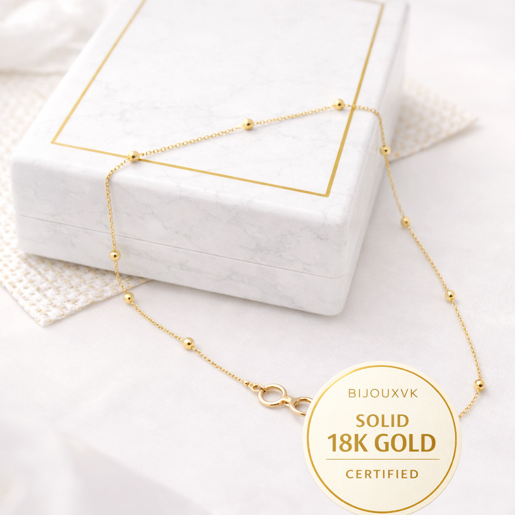 Ball bracelet in solid 18 carat gold - 750/1000 -18K