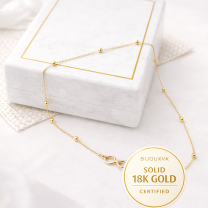 Ball bracelet in solid 18 carat gold - 750/1000 -18K
