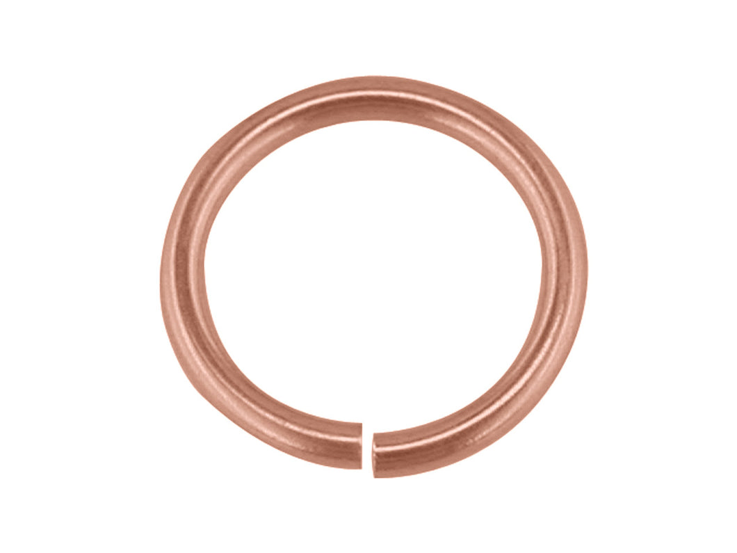 Split rings/end rings/round link rings - 18K red gold 750/1000 - French manufacture - findings for jewelry making