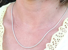 Load image into Gallery viewer, 925/1000 solid silver snake mesh chain
