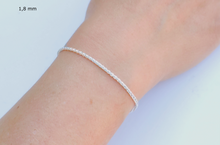 Load image into Gallery viewer, Bracelet in solid silver 925/1000 - Spiga mesh
