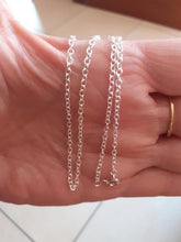 Load image into Gallery viewer, 925/1000 solid silver chain, 2.3 mm curb link
