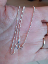 Charger l&#39;image dans la galerie, Chaine en argent massif 925 - maille boule 1,2 mm
