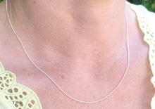 Load image into Gallery viewer, 925 solid silver chain - 1 mm ball link
