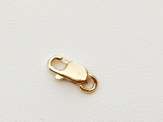Fermoir menotte plat en gold filled couleur or jaune, apprêt pour création et réparation de bijoux