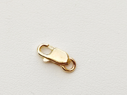 Fermoir menotte plat en gold filled couleur or jaune, apprêt pour création et réparation de bijoux