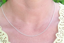 Load image into Gallery viewer, 925/1000 solid silver chain, 2.3 mm curb link
