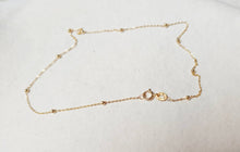 Charger l&#39;image dans la galerie, Chaine de cheville maille boule en or jaune massif 18 carats-750/1000

