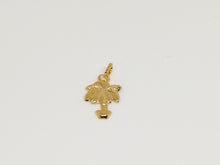 Load image into Gallery viewer, &quot;Palm Tree&quot; pendant in solid 18 carat yellow gold 750/1000 18K
