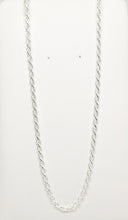 Load image into Gallery viewer, 925/1000 solid silver chain, 2.3 mm rope mesh
