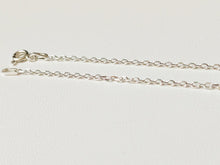 Load image into Gallery viewer, 925/1000 solid silver chain, hammered, filed curb link
