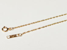 Charger l&#39;image dans la galerie, Bracelet chaine de cheville en or massif 18 carats -  maille singapour  - 750/1000 - 18K
