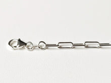 Load image into Gallery viewer, Bracelet/Gourmette in solid silver 925/1000 - Jaseron mesh
