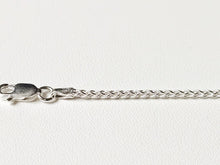 Load image into Gallery viewer, 925/1000 solid silver bracelet/ankle chain - Spiga mesh
