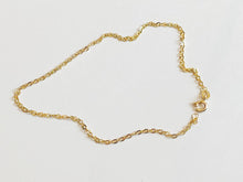 Charger l&#39;image dans la galerie, Chaine de cheville en or massif 18 carats maille forçat - 750/1000 - 18K - 2 mm
