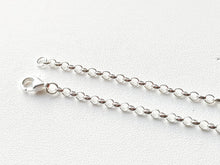 Load image into Gallery viewer, 925 solid silver chain, 2.5 mm jaseron mesh
