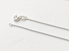Load image into Gallery viewer, 925 solid silver chain - 1 mm ball link
