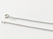 Charger l&#39;image dans la galerie, Chaine en argent massif 925 - maille boule 1,2 mm
